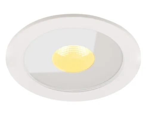 Biała wodoszczelna okrągła lampa podtynkowa oczko Max Light H0089 Plazma LED 13W 572LM 3000K IP54 9,2cm x 5cm 20stopni Okazja