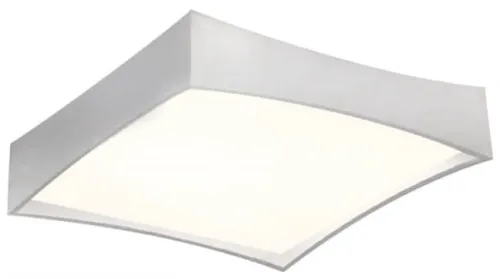 Ostatnie sztuki Biały kwadratowy plafon sufitowy ledowy Azzardo AZ2625 Veccio LED 45W 3000K 50cm