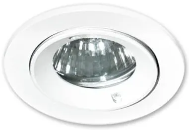 Obniżka ceny Biała podtynkowa okrągła lampa do łazienki Azzardo AZ0815 Tito GU10 IP54 8cm
