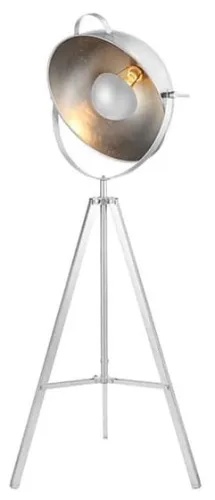 Biała lampa stojąca podłogowy trójnóg z ruchomą kopułą Azzardo AZ2378 Toma E27 160cm Premium