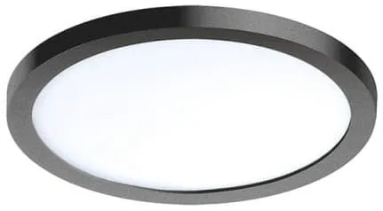 Zniżka Czarna okrągła lampa podtynkowa Azzardo AZ2840 Slim LED 12W 1000LM 3000K IP44 CRI90 14,5cm