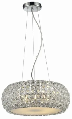 Obniżka ceny Okrągły kryształowy żyrandol wiszący glamour Azzardo AZ0522 Sophia 5xE14 42cm