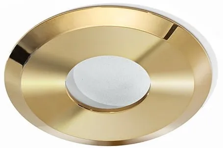 Wyjątkowa oferta Złota lampa sufitowa podtynkowa punktowa spot Azzardo AZ2800 Oscar GU10 IP44 10cm