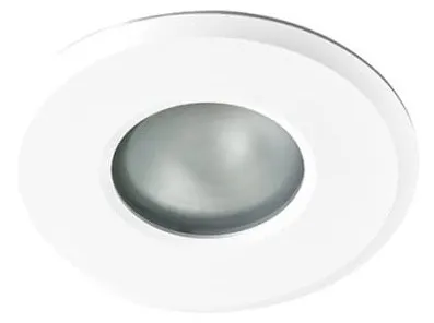 Biała okrągla lampa podtynkowa do łazienki Azzardo AZ1714 Oscar GU10 IP44 10cm Ekspresowa dostawa