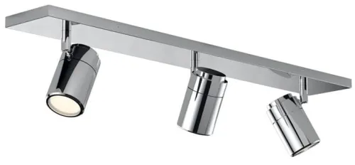 Chromowana lampa sufitowa reflektory do łazienki Azzardo AZ1306 Noemie 3xGU10 65cm IP44 Okazja