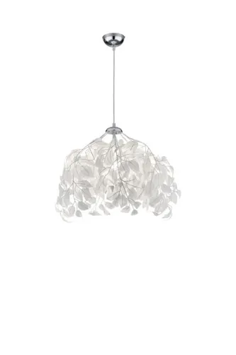 Lampa wiszące abażur z liści biały nieregularny chromowana podsufitka RL R10461901 Leavy E27 Niska cena