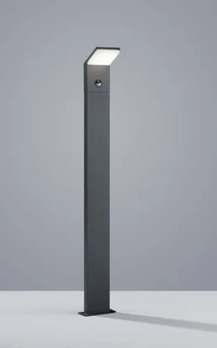 Wybór klientów Zewnętrzna lampa stojąca słupek ogrodowy Trio 421169142 Pearl LED 9W 3000K IP54 czujnik ruchu zmierzchu 100cm antracyt