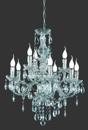 Lampa wisząca żyrandol kryształowy świecznikowy transparentny glamour klasyczny RL R1169-00 LÜSTER 9xE14 Niska cena