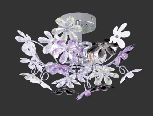 Plafon lampa sufitowa nowoczesna kolorowe małe kwiatki RL R20012017 Flower 4xE14 Popularny