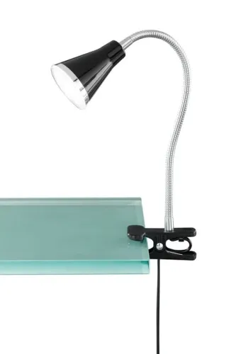 Oferta Lampa biurkowa z klipsem nowoczesna na giętkim ramieniu czarna RL R22711102 Arras LED 3,8W 3000K 46cm