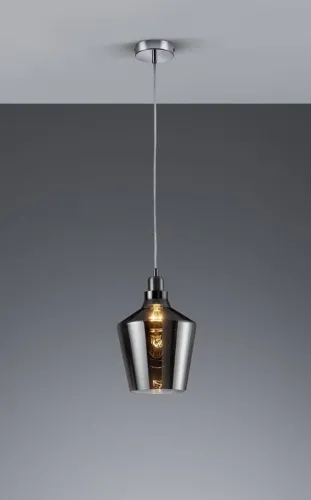 Bezpieczna płatność Lampa wisząca Trio 304800142 Calais E27 20cm kolor aluminiowy
