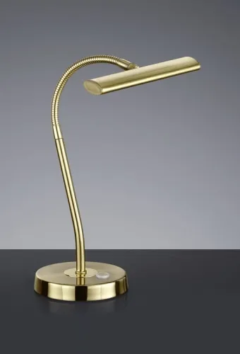 Zamów dziś Lampa gabinetowa Biurkowa Trio 579790108 Curtis LED 4W 3000K giętka dotykowa mosiądz