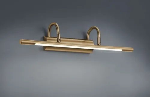 Lampa ścienna galeryjka Kinkiet Trio 225210104 Cuadro LED 8W 3000K 48cm Mosiądz nad lustro obraz Hit cenowy