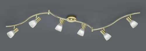 Lampa sufitowa Trio 871010608 Levisto 6xE14 Mosiądz Wysoka jakość