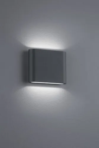 Zewnętrzna lampa ścienna kinkiet na elewację Trio 227560242 Thames II LED 2x2,5W 3000K IP54 antracyt Nie przegap