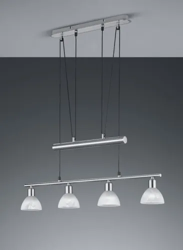 Zamów dziś Lampa wisząca Trio 371010407 Levisto 4xE14 nikiel
