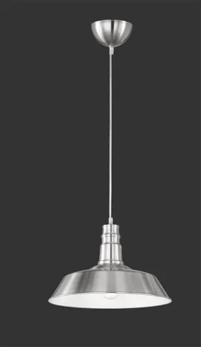 Wyprzedaż Lampa wisząca stylizowana skandynawska industrialna metalowa srebrna niklowa RL R30421007 Will E27 36cm