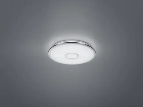Lampa sufitowa Plafon Trio 678713006 Osaka LED 30W 3000K 42cm pilot w zestawie chrom Najlepsza cena