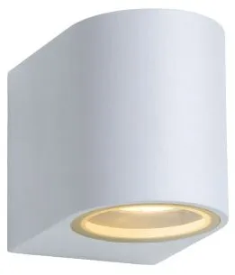 Biała lampa zewnętrzna kinkiet na elewację walec Lucide 22861/05/31 Zora GU10 IP44 Super okazja