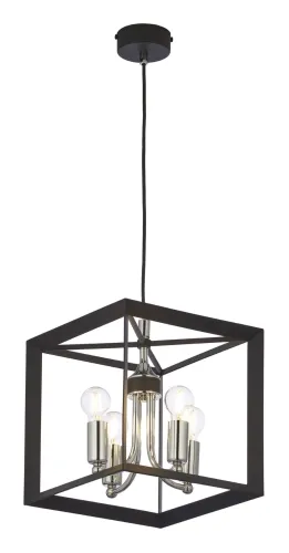 Lampa wisząca z czarnym foremnym stelażem Jupiter 1764 May 4xE14 25cm Dodaj do koszyka