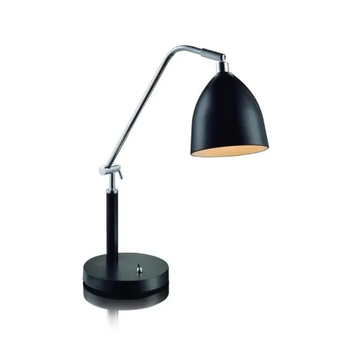 Rabat Lampa biurkowa z prostym regulowanym ramieniem i metalowym kloszem MarkSlojd 105025 Fredrikshamn 58cm
