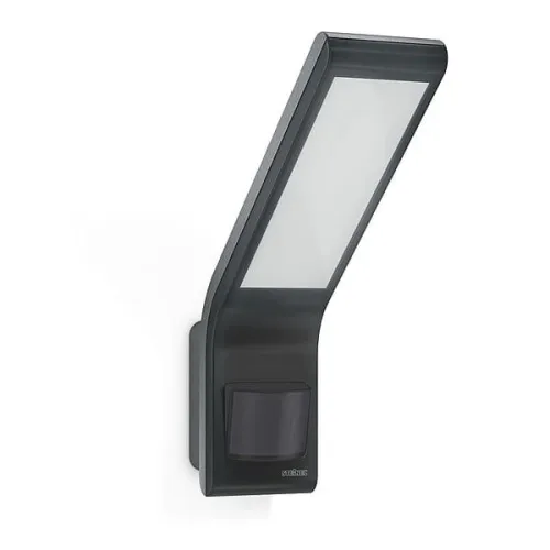 Hit sprzedaży Naświetlacz wąski XLED Slim 7,2W 3000K 648LM IP44 Antracyt Czujnik Ruchu Zmierzchu Steinel ST012052 6,6cm x 24cm x 20cm