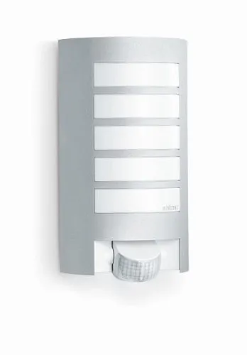 Zewnętrzna lampa ścienna kinkiet na elewację Steinel ST657918 L12 E27 IP44 czujnik ruchu zmierzchu aluminiowy Tylko do końca tygodnia