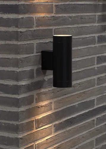 Zewnętrzna lampa ścienna kinkiet na elewacje Nordlux 21519903 Tin Maxi 2xGU10 IP54 7x12x19cm czarny Ograniczona ilość