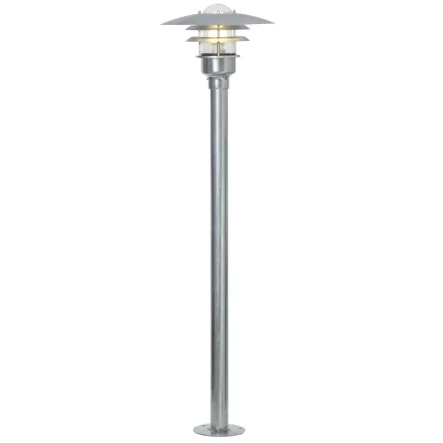 Rabat Zewnętrzna lampa stojąca słupek ogrodowy Nordlux 71428031 Lønstrup 32 E27 IP44 116cm x 32cm galwanizowana