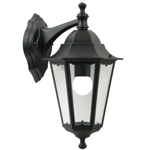 Zewnętrzna lampa ścienna kinkiet na elewację Nordlux 74381003 Cardiff E27 IP44 Czarny Ekspresowa dostawa