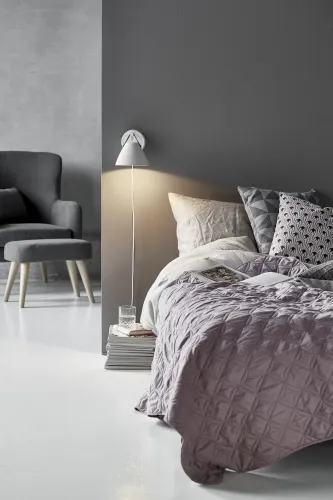 Do wyczerpania zapasów Lampa ścienna Kinkiet z włącznikiem i kablem Nordlux 84291001 Strap 15 GU10 17cm x 21,5cm skórzany pas biała