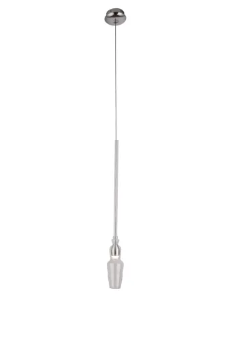 Chromowana smukła lampa wisząca MaxLight P0245 Murano LED 3W 3000K Dostępne od ręki