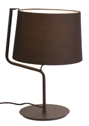 Czarna lampa stołowa z abażurem MaxLight T0029 Chicago E27 Wysoka jakość